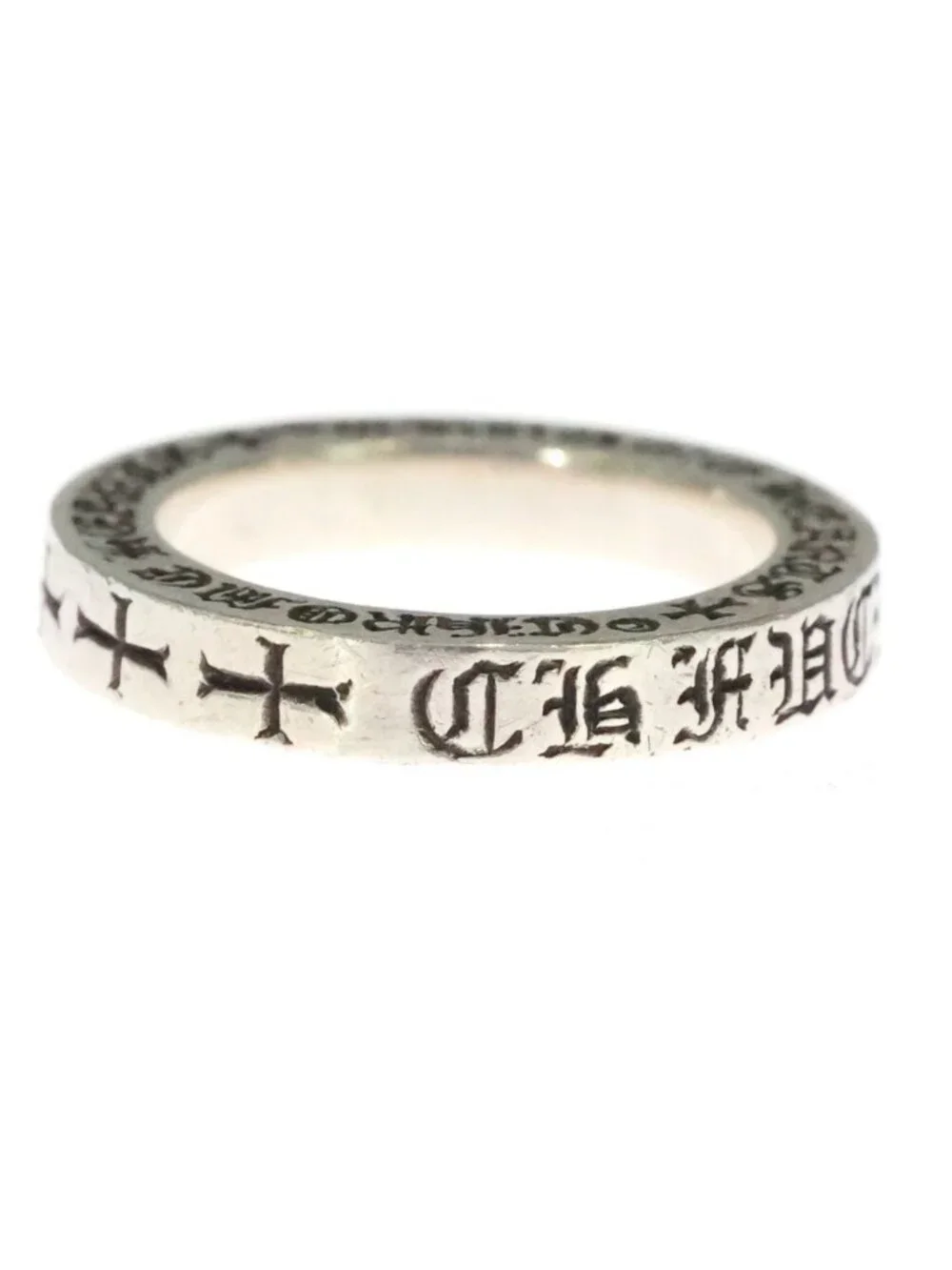 Chrome Hearts Spacer Fck You Ring Silver